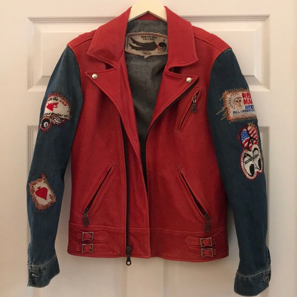 red robin jean jacket